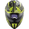 LS2 MX701 EXPLORER HPFC ALTER adventure helma matná-H-V-žlutá vel.L